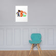 Load image into Gallery viewer, Brown Boy Brainy Poster