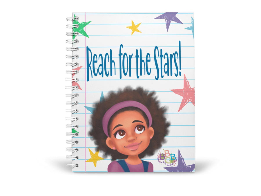 "Reach For The Stars"™ Girl Notebook