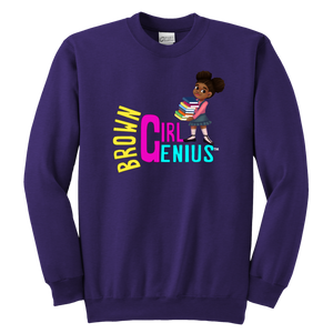 Brown Girl Genius Crewneck Sweatshirt (dark colors)