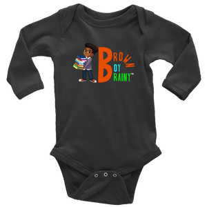 Brown Boy Brainy Baby Bodysuit