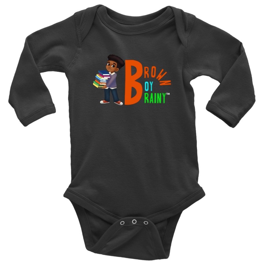 Brown Boy Brainy Baby Bodysuit